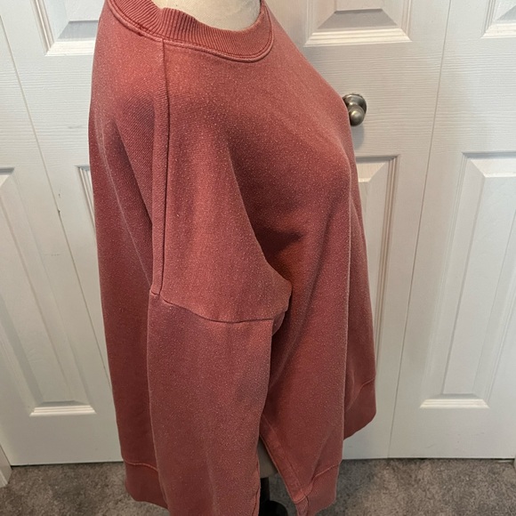 Aerie size S Oversized Mauve Dusty Rose Pullover Sweatshirt - Picture 12 of 15